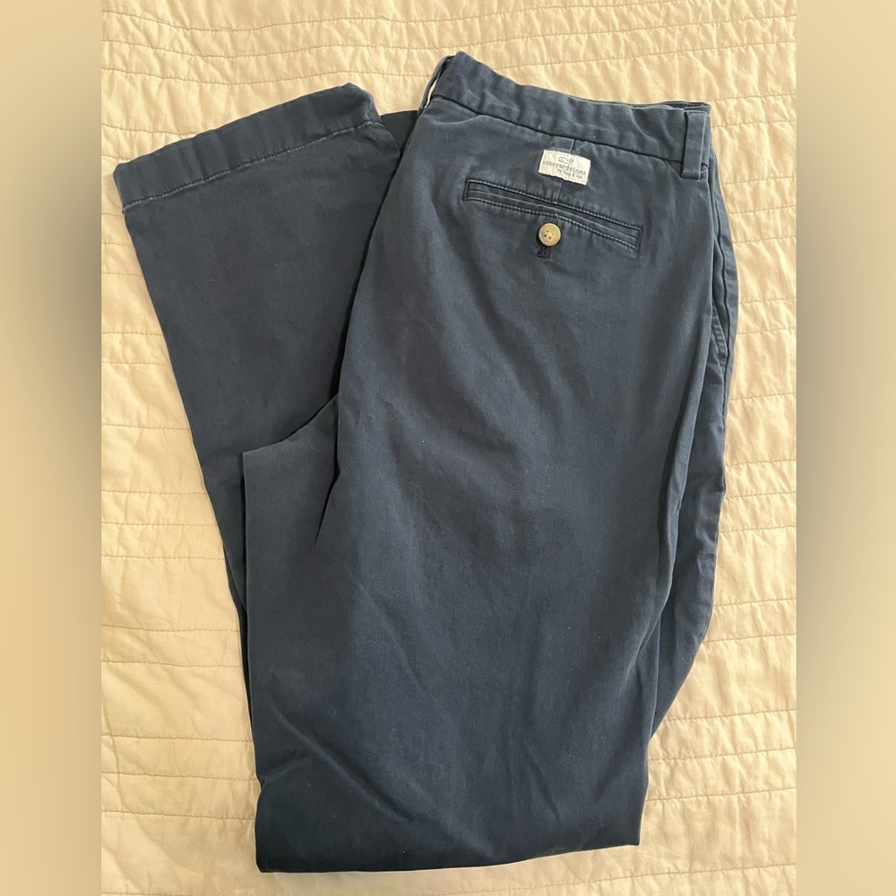 Men's Vineyard Vines Navy Slim Fit Breaker Pants